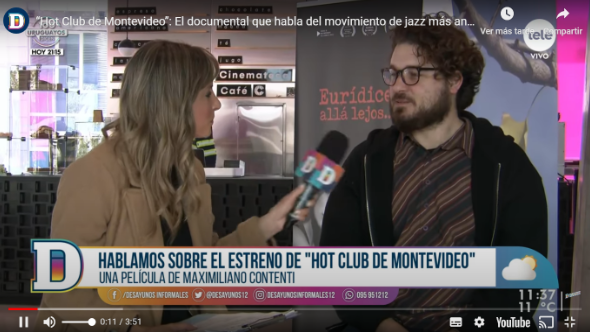 TV Interview: Documentary - Hot Club de Montevideo - Uruguay 2023