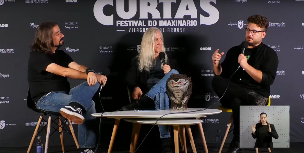 Meeting with director Mick Garris at Curtas Festival 2022