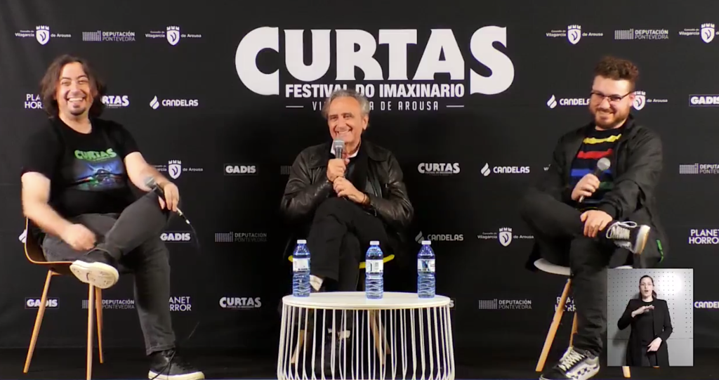 Meeting with director Joe Dante at Curtas Festival 2021